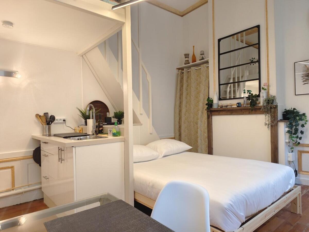 Studio Lumineux Et Fleuri Idealement Situe Appartement Caen Buitenkant foto
