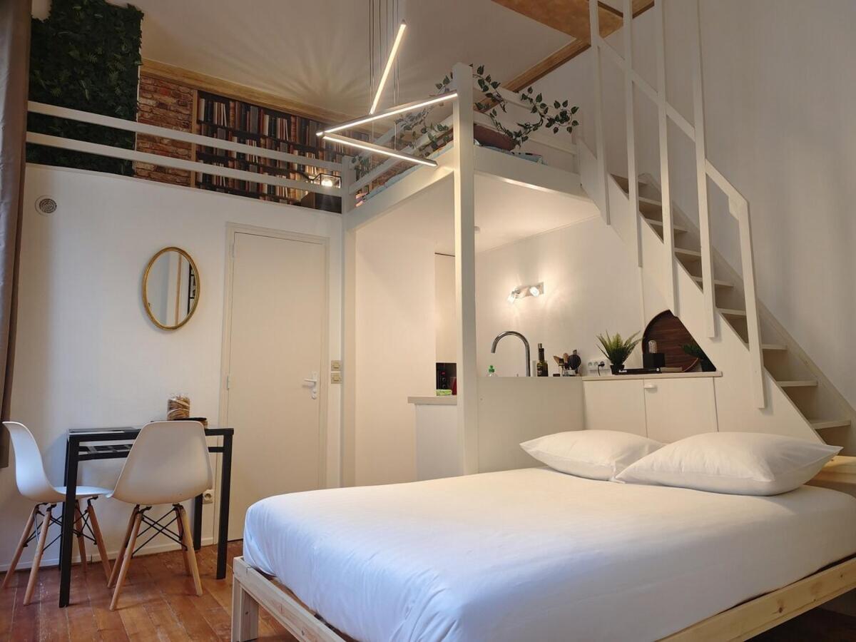 Studio Lumineux Et Fleuri Idealement Situe Appartement Caen Buitenkant foto