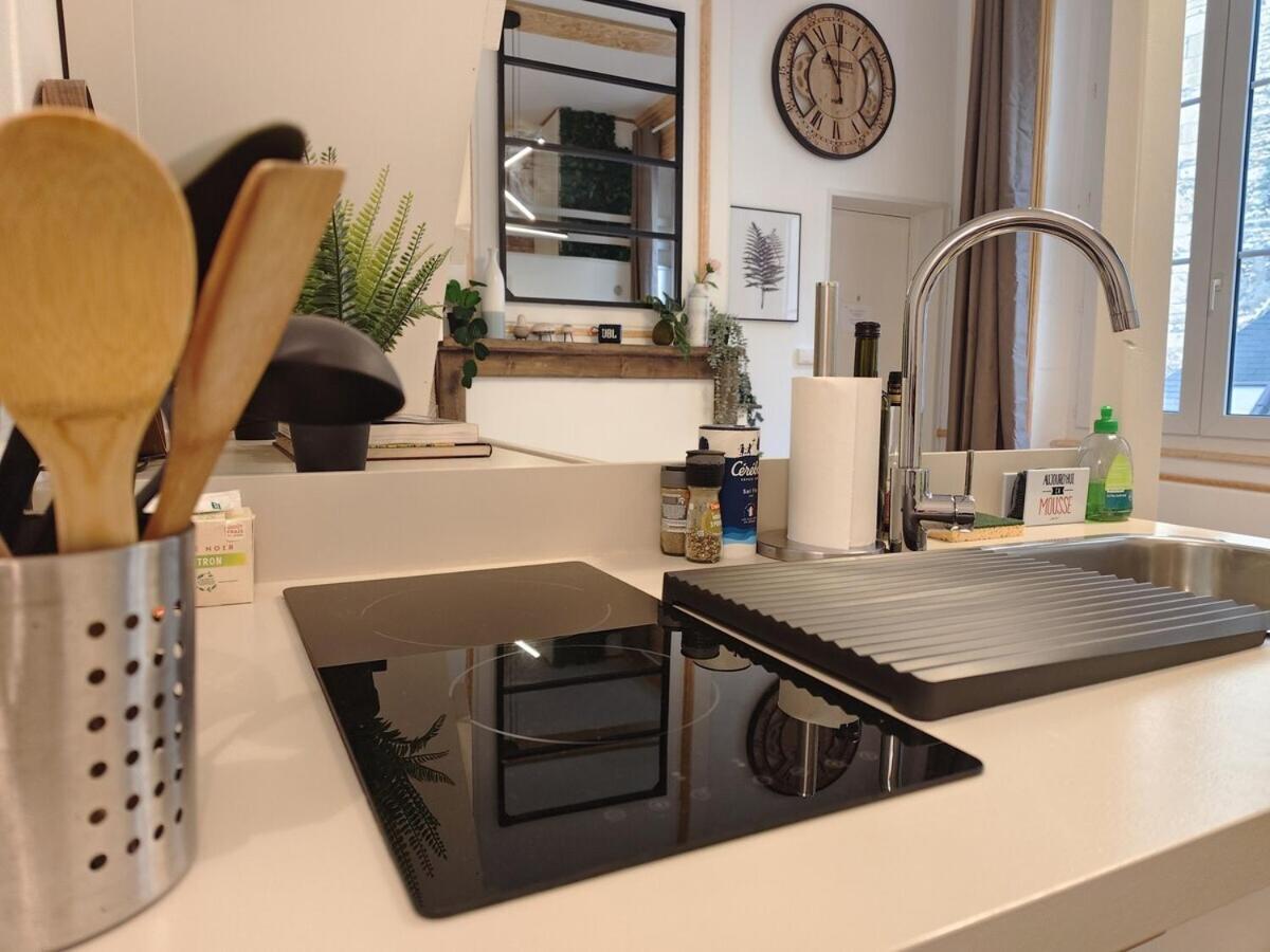 Studio Lumineux Et Fleuri Idealement Situe Appartement Caen Buitenkant foto